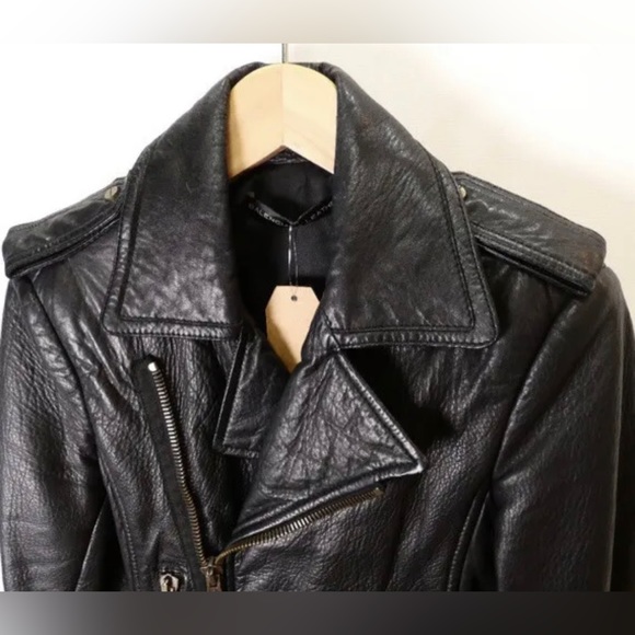 ‼️SOLD‼️BALENCIAGA 2009 Black Classic Moto Leather Jacket - Picture 3 of 6